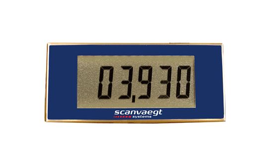 Scanvaegt RD45 remote display ensures easy and correct reading of the weight result at far distances.