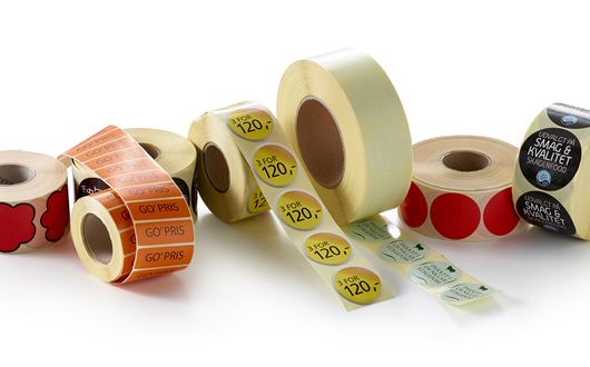 Scanvaegt Profile Labels create a clear visual attraction for your products and get your message across.