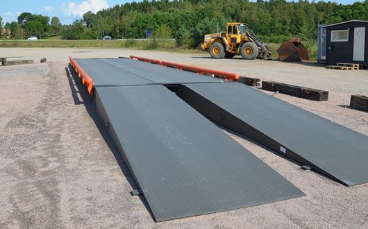 Scanvaegt 5700 Weighbridge is a removable and transportable weighbridge.