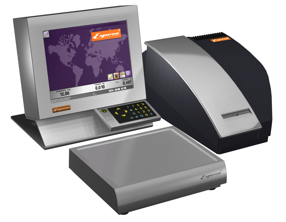 Manual weigh-/price labelling