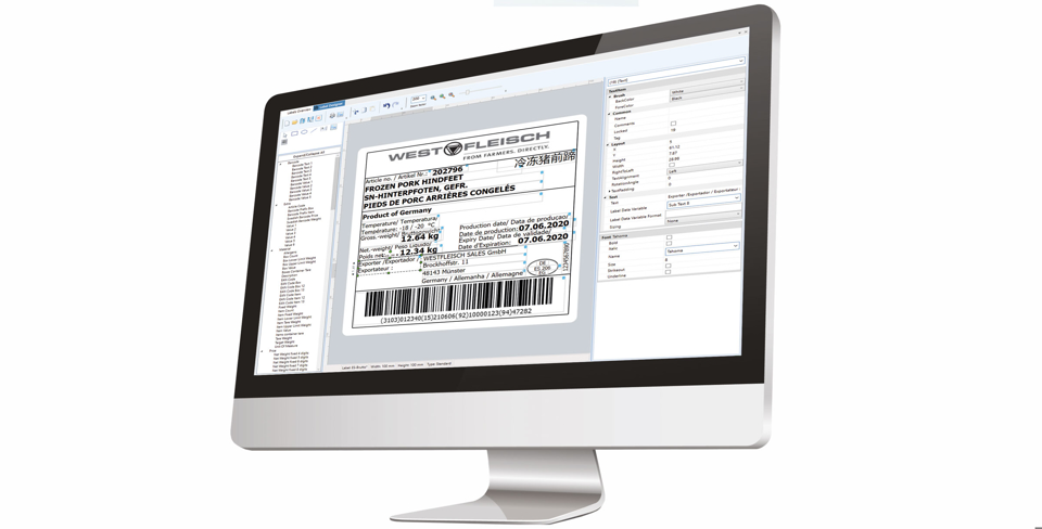 Manufacturing Execution System, ScanPlant-NG Labeldesigner