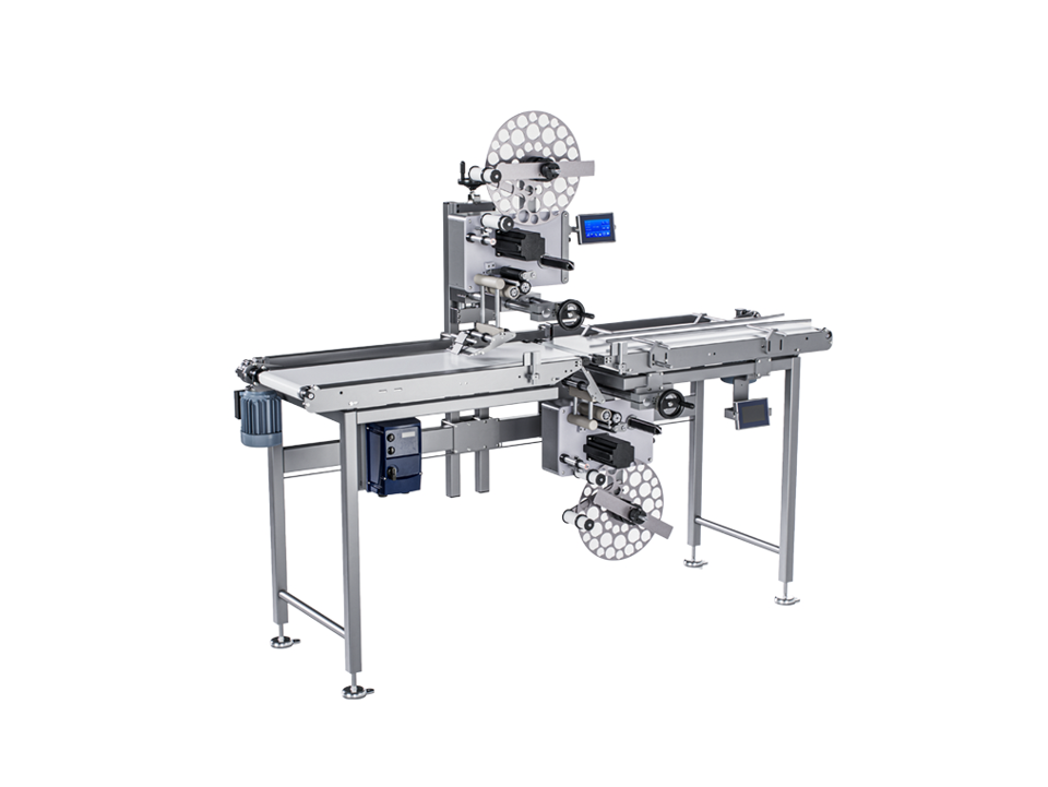 Automatic labelling , Scanvaegt BN2020 Top and Bottom Labelling Line