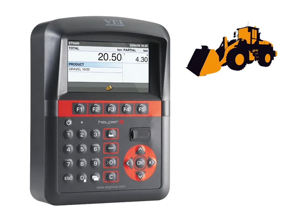 Onboard vågar för lastmaskiner, VEI Helper M