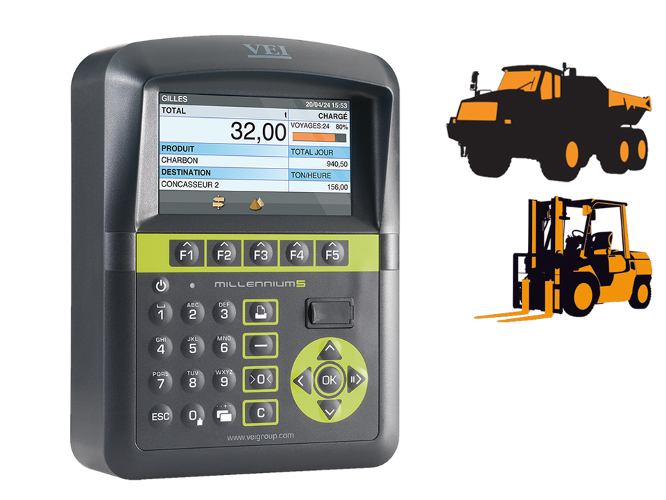 Onboard vågar för lastmaskiner, VEI Millenium 5