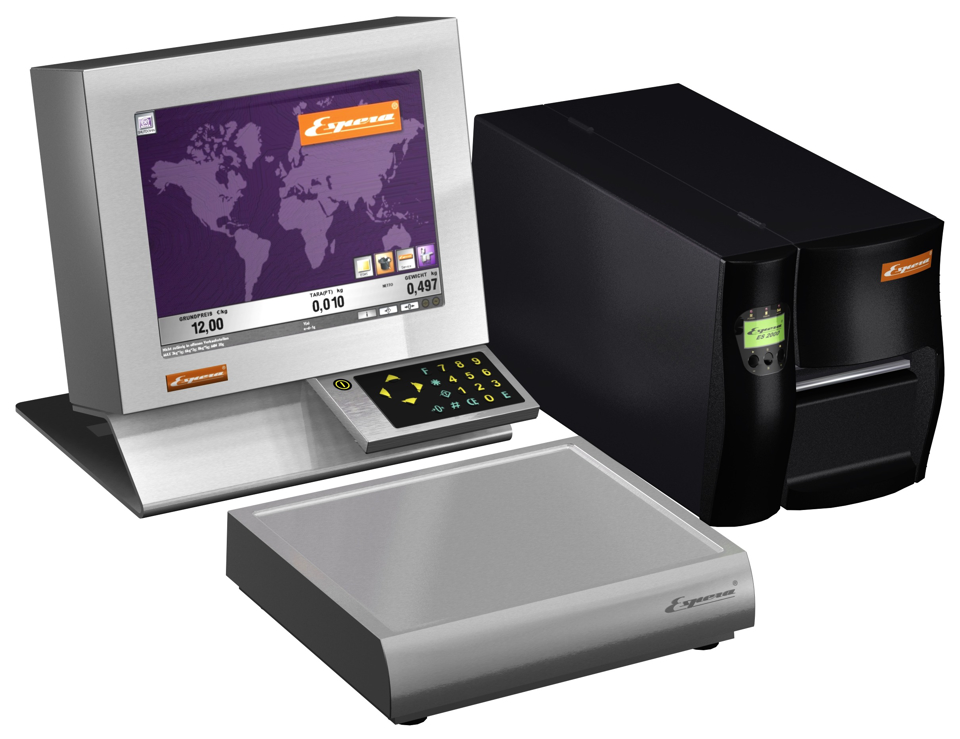 Manuel vægt-/prismærkning, Espera ES2000