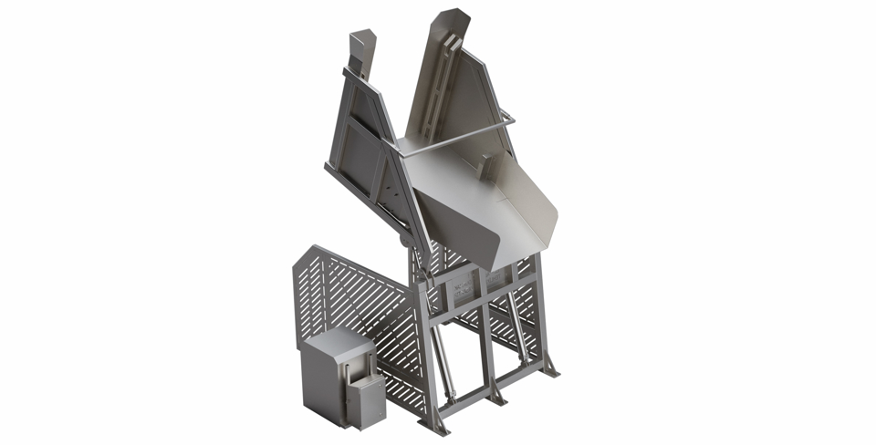 Grading & batching, Scanvaegt Pro-Bin Dumper