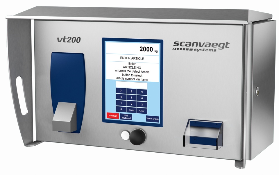 Brovægtsterminaler, Scanvaegt VT200 Operatørterminal