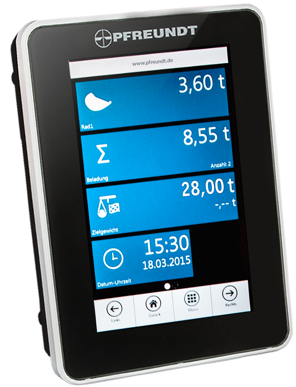 Læssevægte, Pfreundt WK60 vejeterminal