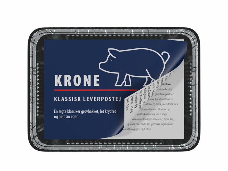 Labels, Labels with print on adhesive side