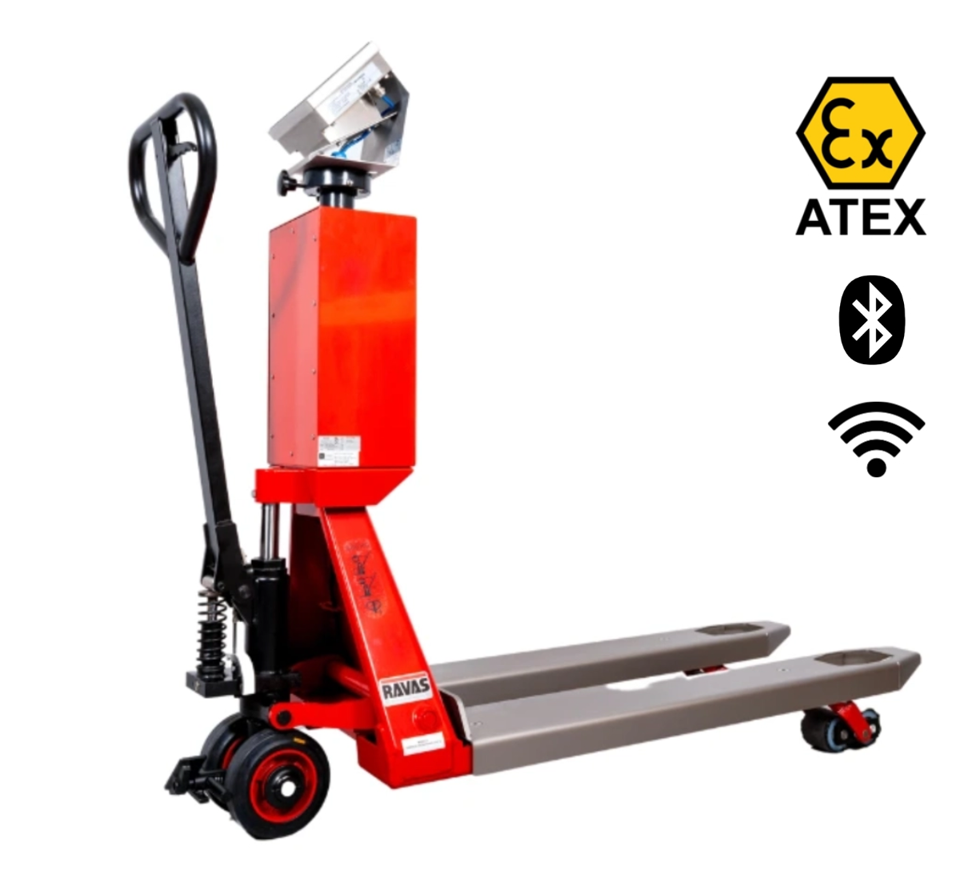 Vågpallyftare, RAVAS 2560 Exi pallet truck scale