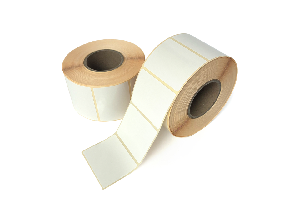 Thermo etiketter, Utrykt thermo, 50 x 62 mm, 700 stk.