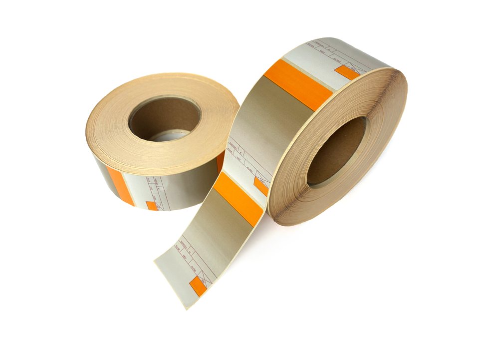 Thermo etiketter, Neutral brun Pop-up, 60 x 118 mm, 1.200 stk.