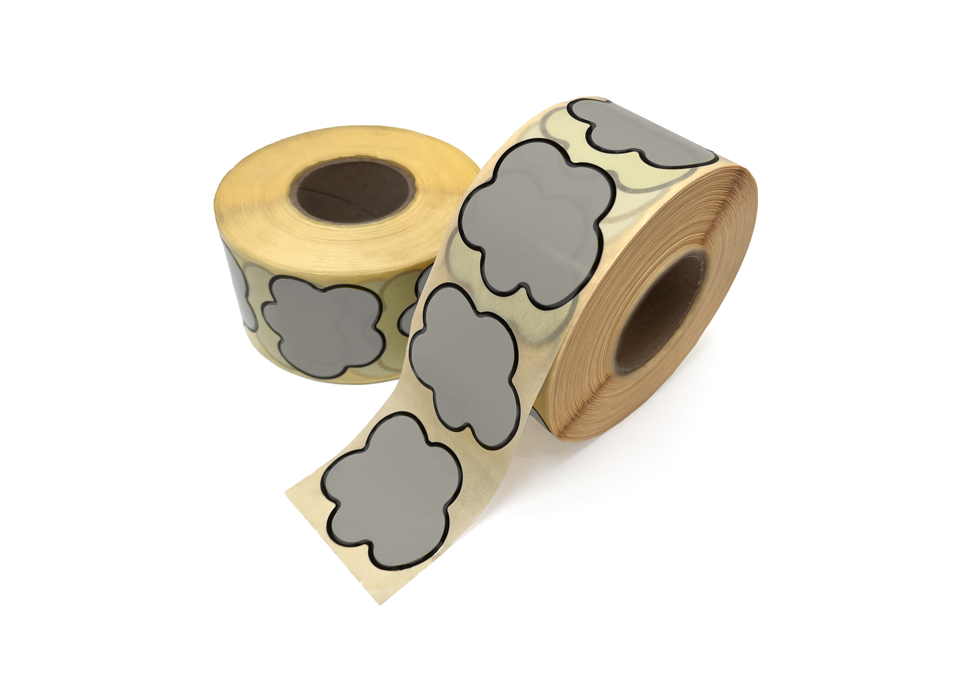 Special form etiketter, Grå sky, 47 x 45 mm, 1.000 stk.