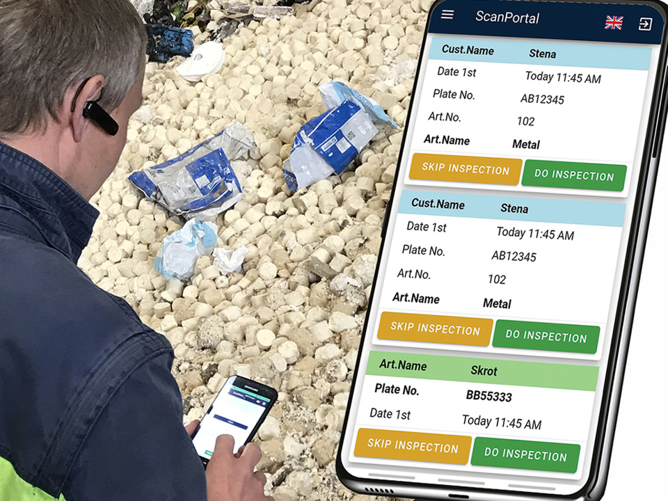 Software-system, ScanX.NET Delivery Inspection