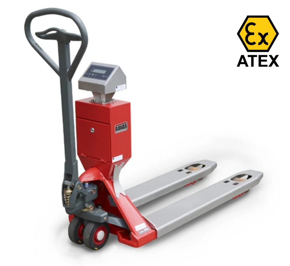 Palleløfter med vægt, RAVAS 2100 Exi palleløfter med vægt (ATEX certificeret)