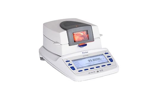 Precisa 330 XM is the moisture analyzing scale, which combines efficient measuring methods and hi-tech design with smart userfriendliness.