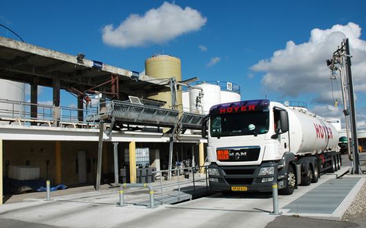 Scanvaegt 7800 til lastbilsvejning har som standard vejekapacitet på 80 tons og deling på 20 kg.