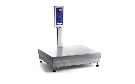 Scanvaegt Serie 1200 vægtindikator kan tilkobles alle Scanvaegts bord-, gulv og pallevægte.
