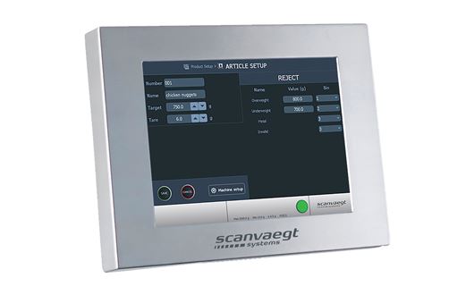 Scanvaegt ProCheck SC500 checkweigher ensuring optimum product quality and the reputation of the company.
