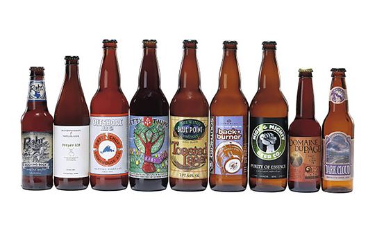 Scanvaegt Etiketten für Bierflaschen - für auffallende Exposition