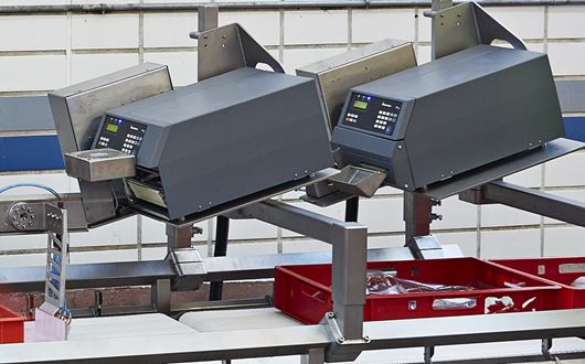 ScanPlant NG Scanning-Weighing-Labelling understøtter industrivægte, automatiske mærkningssystemer, etiketprintere og stregkodeprintere.