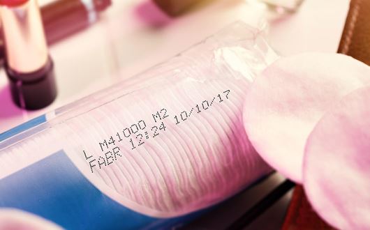 Hitachi RX2 Inkjetprint on plastic bags